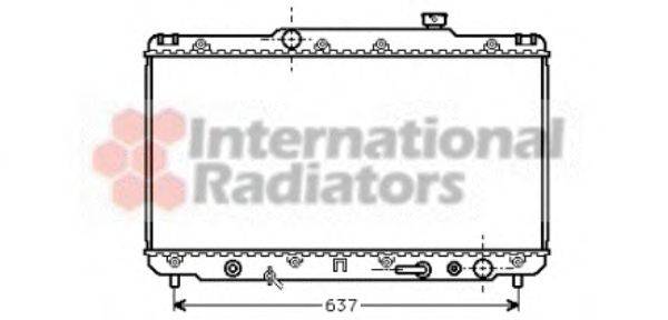 VAN WEZEL 53002186 Радіатор, охолодження двигуна