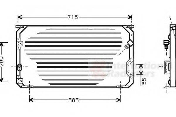 VAN WEZEL 53005190 Конденсатор, кондиціонер