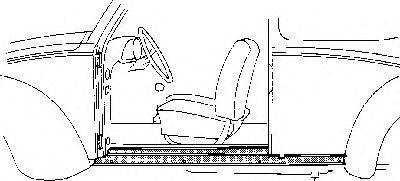 VAN WEZEL 580106 Накладка порога