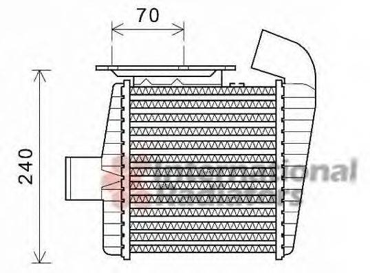 VAN WEZEL 82004231 Інтеркулер