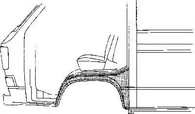 VAN WEZEL 5870155 Крило