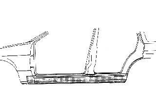 VAN WEZEL 5880103 Накладка порога