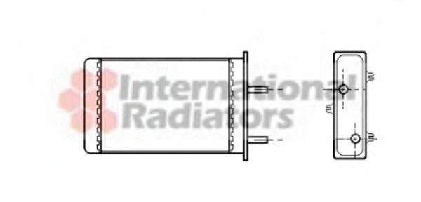 VAN WEZEL 73006064 Теплообмінник, опалення салону