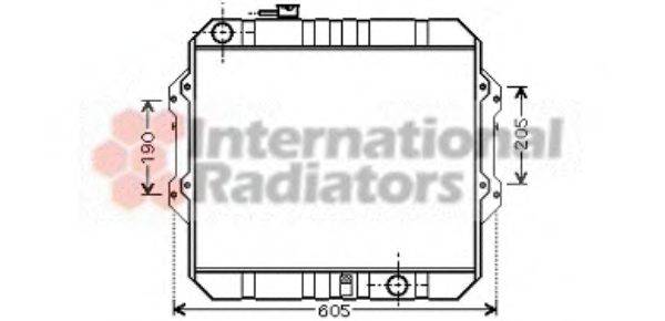 VAN WEZEL 53002371 Радіатор, охолодження двигуна