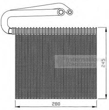 VAN WEZEL 3700V399 Випарник, кондиціонер