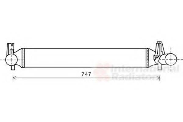 VAN WEZEL 49004042 Інтеркулер