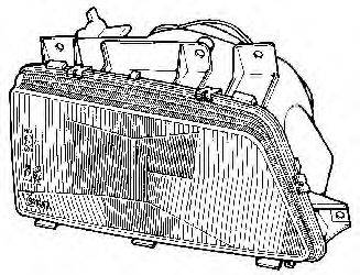 VAN WEZEL 4045941 Основна фара