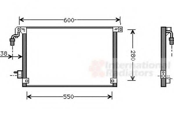 VAN WEZEL 09005172 Конденсатор, кондиціонер