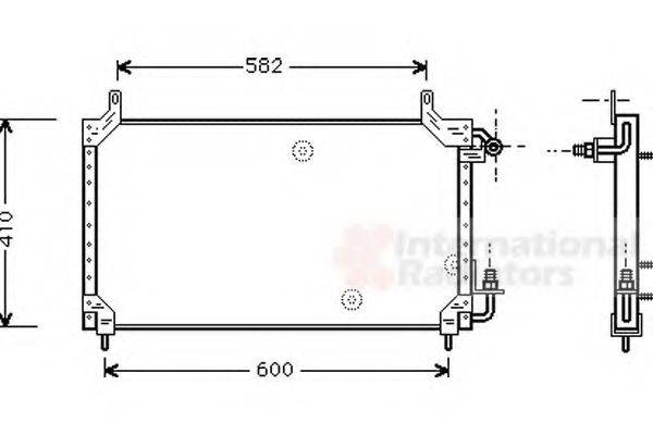 VAN WEZEL 81005006 Конденсатор, кондиціонер