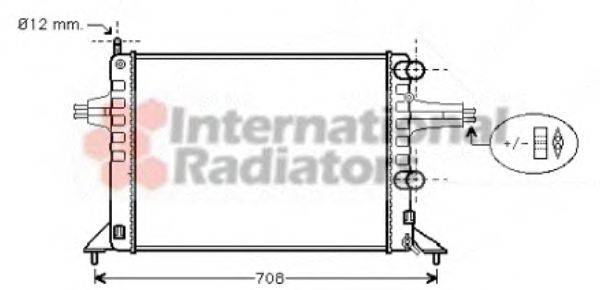 VAN WEZEL 37002257 Радіатор, охолодження двигуна