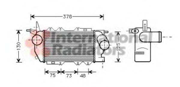 VAN WEZEL 37004270 Інтеркулер