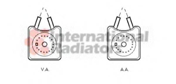 VAN WEZEL 58003215 масляний радіатор, моторне масло