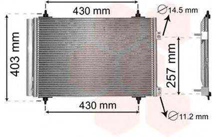 VAN WEZEL 09005231 Конденсатор, кондиціонер