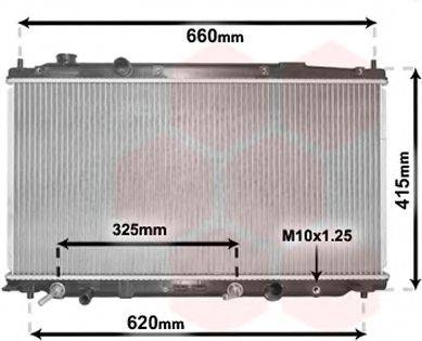 VAN WEZEL 25002277 Радіатор, охолодження двигуна