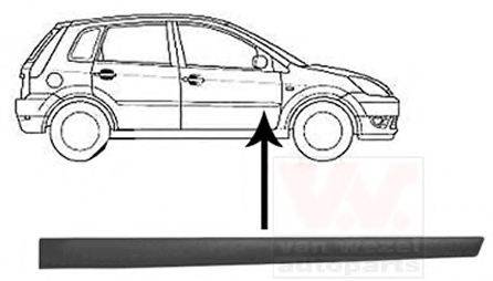 VAN WEZEL 1806424 Облицювання / захисна накладка, двері