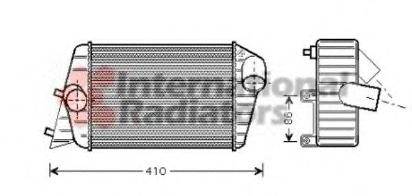 VAN WEZEL 17004252 Інтеркулер