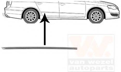 VAN WEZEL 5839406 Облицювання / захисна накладка, двері