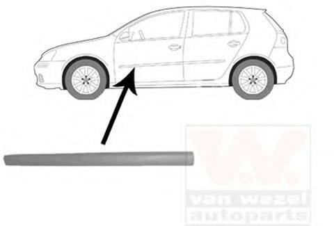 VAN WEZEL 5894423 Облицювання / захисна накладка, двері