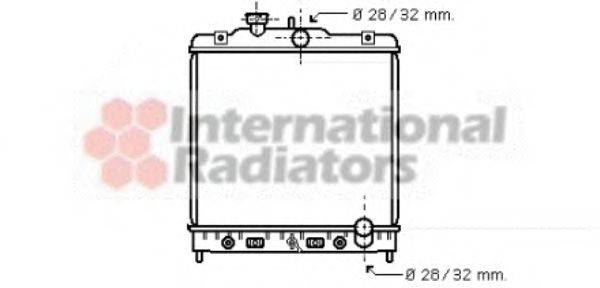 VAN WEZEL 25002122 Радіатор, охолодження двигуна