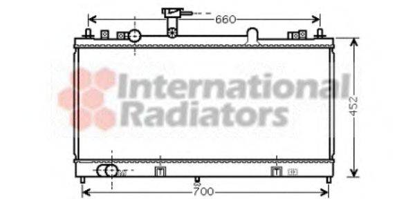 VAN WEZEL 27002162 Радіатор, охолодження двигуна