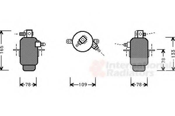 VAN WEZEL 3000D006 Осушувач, кондиціонер