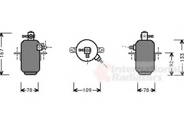 VAN WEZEL 3000D007 Осушувач, кондиціонер