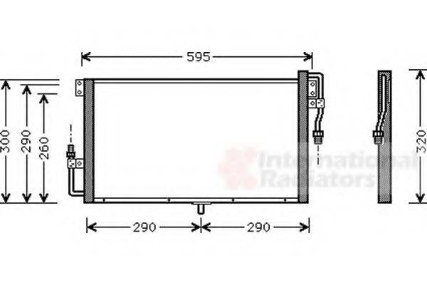 VAN WEZEL 37005268 Конденсатор, кондиціонер