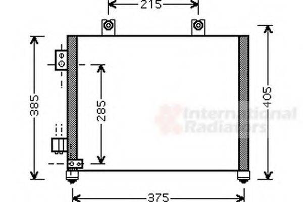 VAN WEZEL 37005342 Конденсатор, кондиціонер