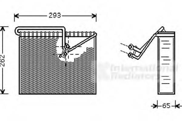 VAN WEZEL 3700V372 Випарник, кондиціонер