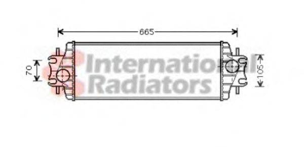 VAN WEZEL 43004328 Інтеркулер