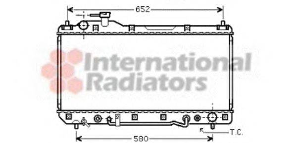 VAN WEZEL 53002298 Радіатор, охолодження двигуна