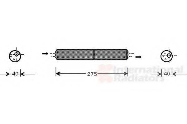 VAN WEZEL 5800D021 Осушувач, кондиціонер