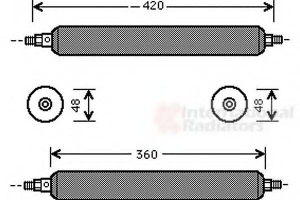 VAN WEZEL 7700D003 Осушувач, кондиціонер