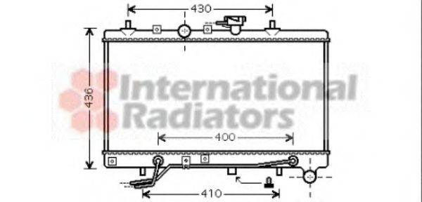 VAN WEZEL 83002035 Радіатор, охолодження двигуна