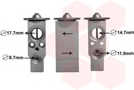 VAN WEZEL 58001366 Розширювальний клапан, кондиціонер