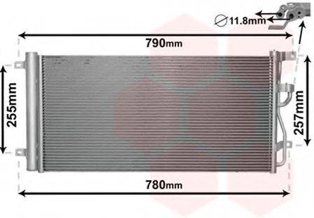 VAN WEZEL 37005612 Конденсатор, кондиціонер