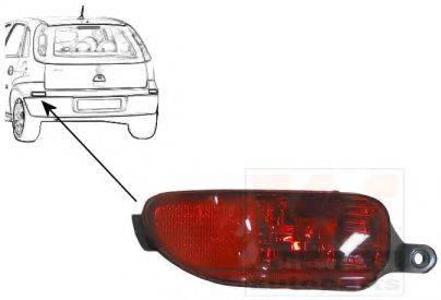 VAN WEZEL 3777937 Задній протитуманний ліхтар
