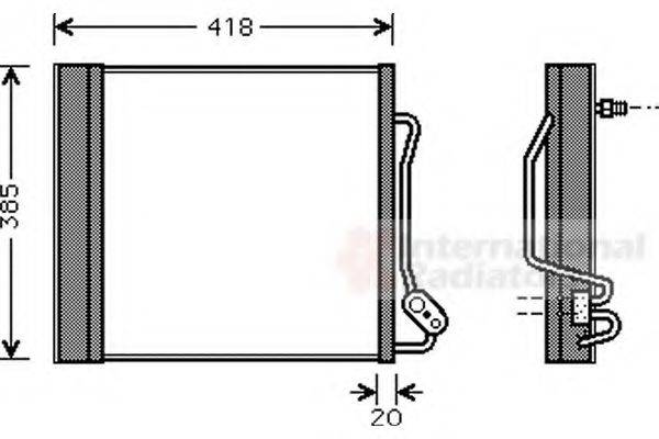 VAN WEZEL 29005010 Конденсатор, кондиціонер