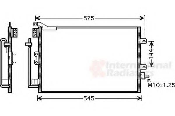 VAN WEZEL 43005395 Конденсатор, кондиціонер