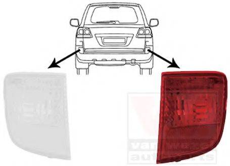 VAN WEZEL 5384930 Задній протитуманний ліхтар