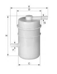 UNIFLUX FILTERS XB302 Паливний фільтр