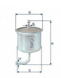 UNIFLUX FILTERS XB56 Паливний фільтр