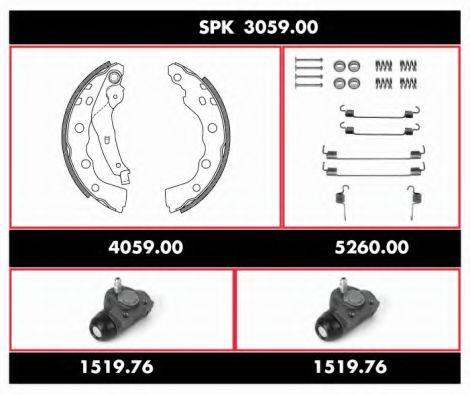 WOKING SPK305900 Комплект гальм, барабанний гальмівний механізм