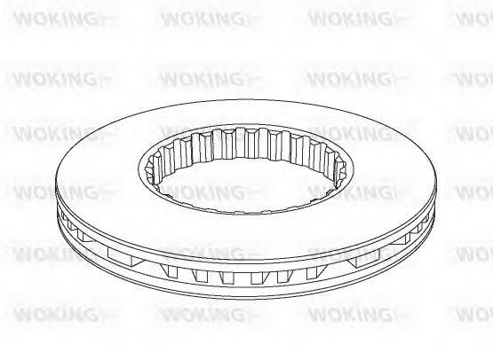WOKING NSA114620 гальмівний диск
