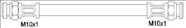 WOKING G190013 Гальмівний шланг