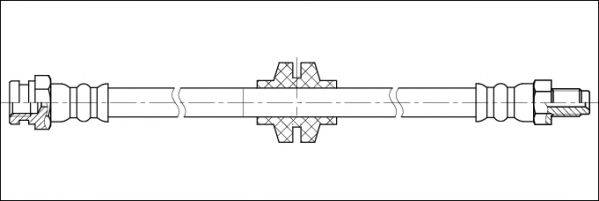 WOKING G190314 Гальмівний шланг