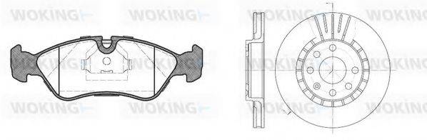 WOKING 8386300 Комплект гальм, дисковий гальмівний механізм
