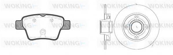 WOKING 81038300 Комплект гальм, дисковий гальмівний механізм