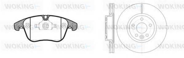 WOKING 81319300 Комплект гальм, дисковий гальмівний механізм