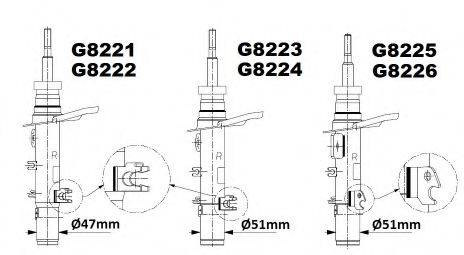 MONROE G8222 Амортизатор